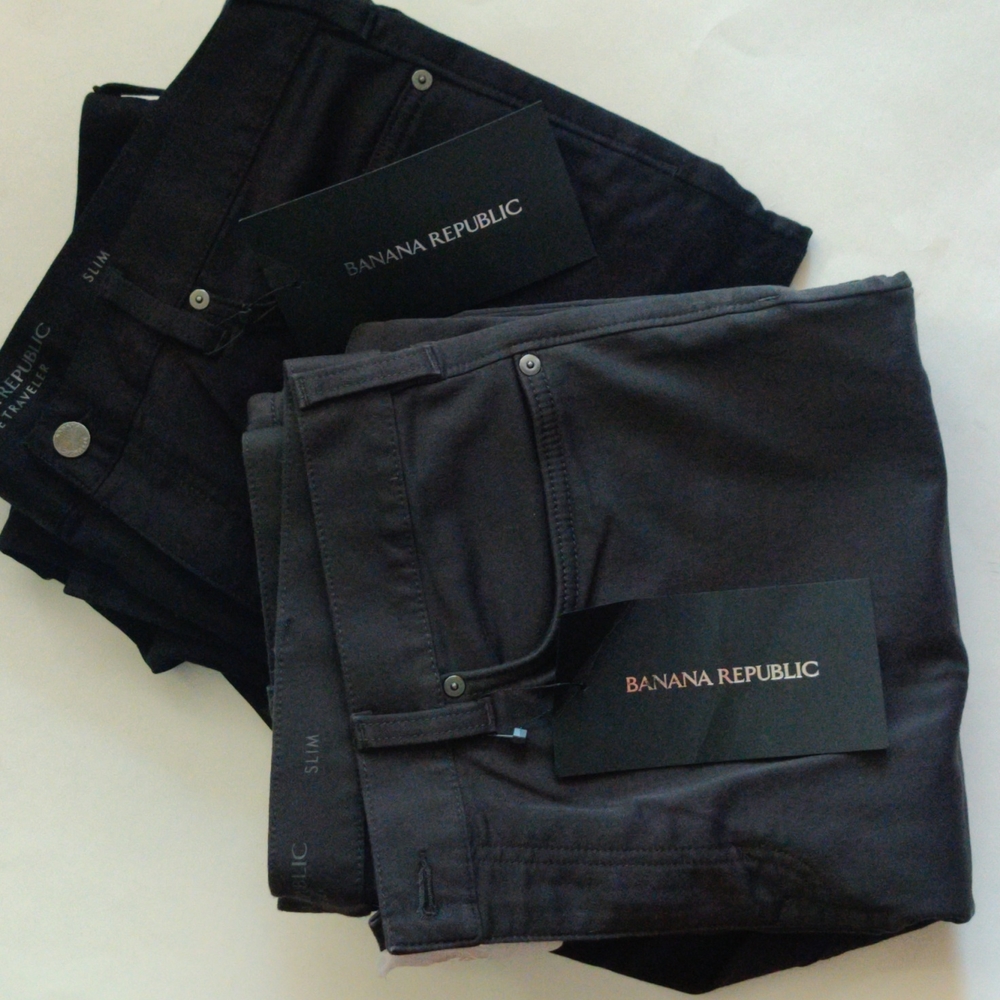NWT - Two pairs of Men's Banana Republic Slim Jeans